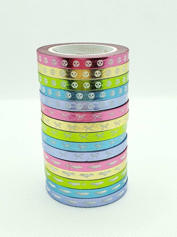Simply Gilded Washi Sample Set - Candy Coated Metallics