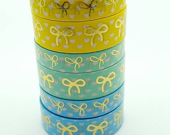 Simply Gilded Washi Sample Set - Polka Hearts Collection