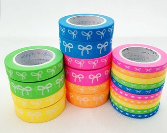 Simply Gilded Washi Sample Set - Neon Collection