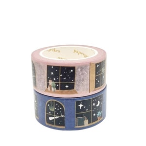 PapergeekCo Sample Set -Star watchzing Washi Tapes Holo Foil