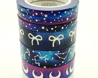 Simply Gilded Washi Sample Set -Cosmos Galaxy set 12.0- February 2020 Presale