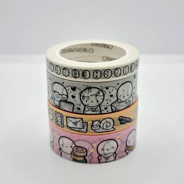 TheCoffeeMonsterzCo Washi Sample Set