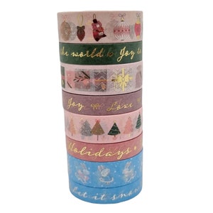 50cm/19.6 inch -Simply Gilded Washi Sample Set - Vakantie Script Collection