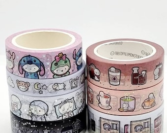 TheCoffeeMonsterzCo Washi Samples