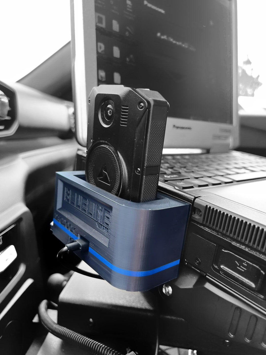 Tacdock V2 Vehicle Mount BWC Body Worn Camera Charger Vehicle Charging