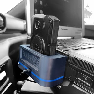 TacDock V2 Vehicle Mount BWC Body Worn Camera Charger Vehicle charging station Axon