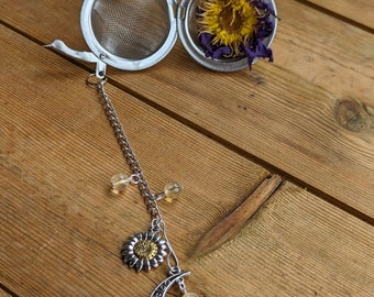 Citrine And Flower Tea Infuser