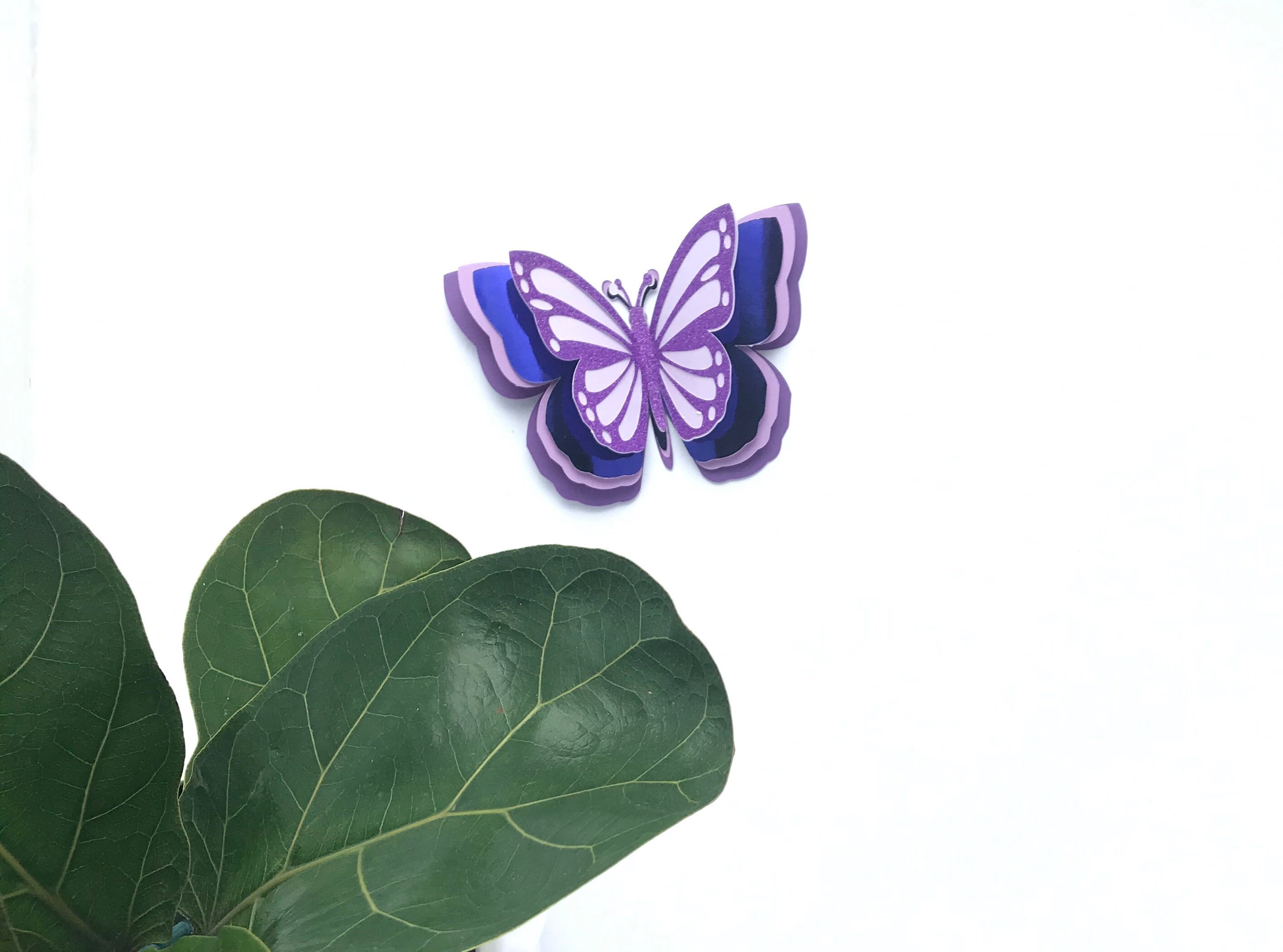 Download 3d Butterfly 3d Layered Butterfly Butterfly Nursery Decor Etsy