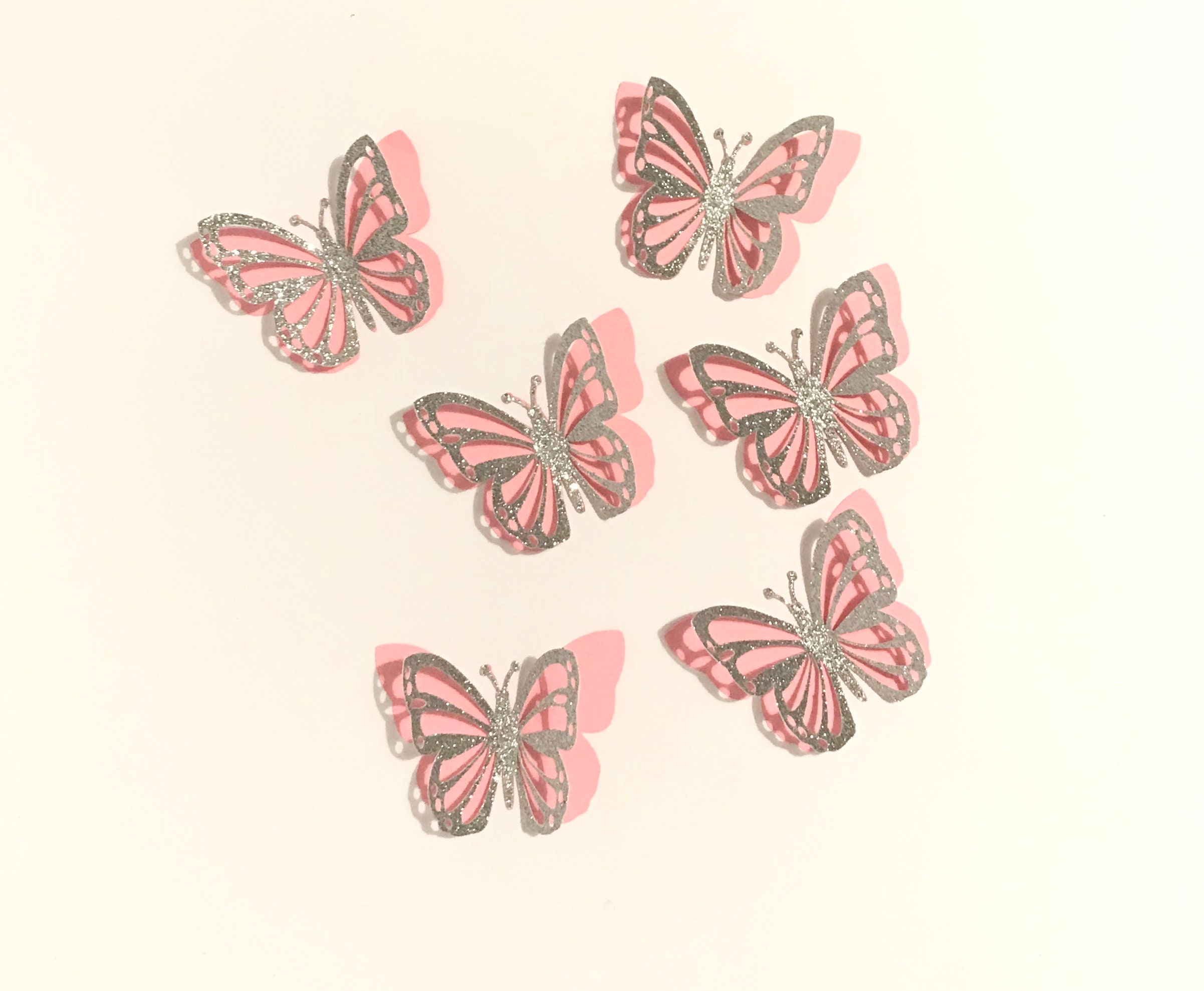 Download 3d Paper Butterfly Nursery Decor Layered Butterfly Die Cut Etsy