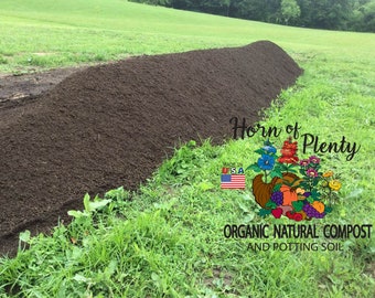 Natural Organic Potting Soil/Compost, 15-lbs, no additives, no animal manures,clean,screened and abundant with nutrition. FREE SHIPPING!!