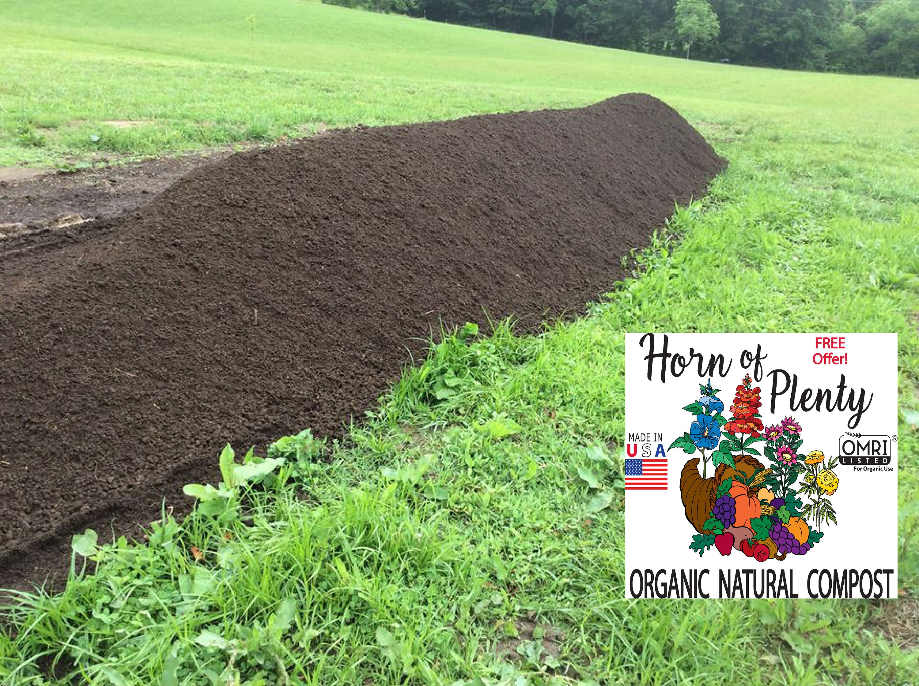 Compost,Rich,Organic,Potting Soil, OMRI Listed 15-lbs (FREE HOP print…