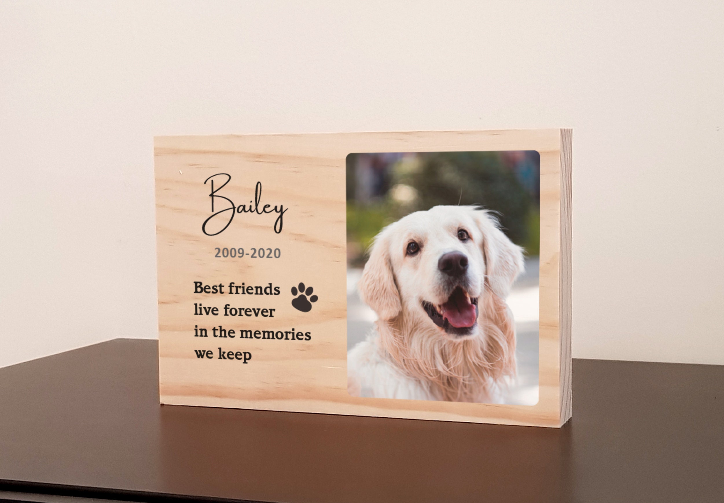 Dog Memorial Plaque - Etsy