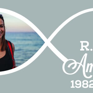 Rip Car Sticker Custom Photo RIP Decal, Personalized Photo Memorial Sticker for Car ...