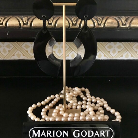 MARION GODART Paris Boucles D'Oreilles Tranches N… - image 2