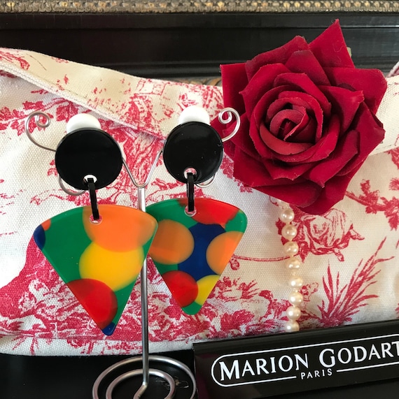 MARION GODART Paris Boucles D'Oreilles Tranches M… - image 1