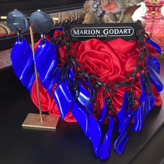 MARION GODART Paris Boucles D'Oreilles Feuilles F… - image 8