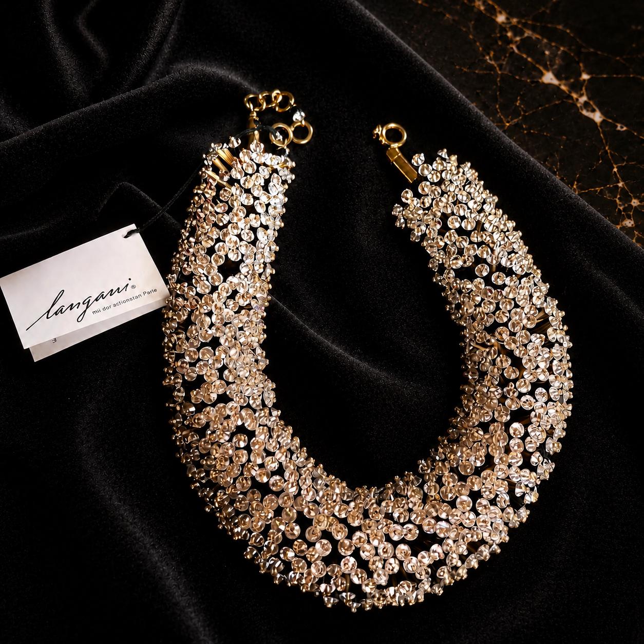 LANGANI Designer Amazing Vintage 1960s Masterpiece Handcrafted