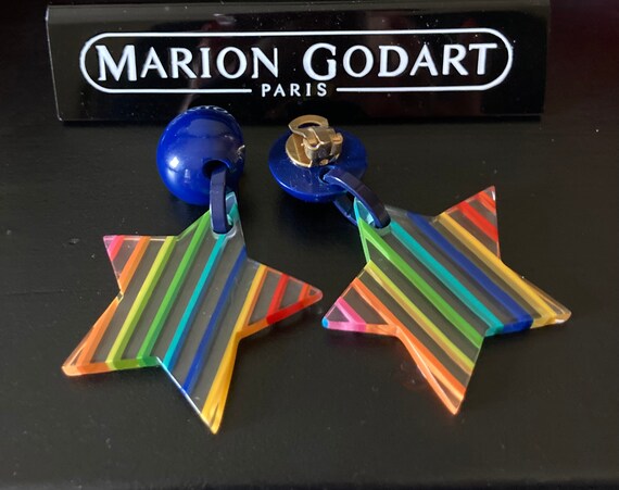 MARION GODART Paris Boucles D'Oreilles Étoile Cle… - image 4