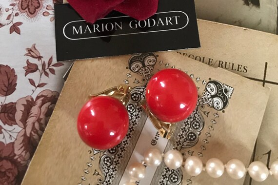 MARION GODART Paris Puces D'Oreilles Marbre Rouge… - image 5