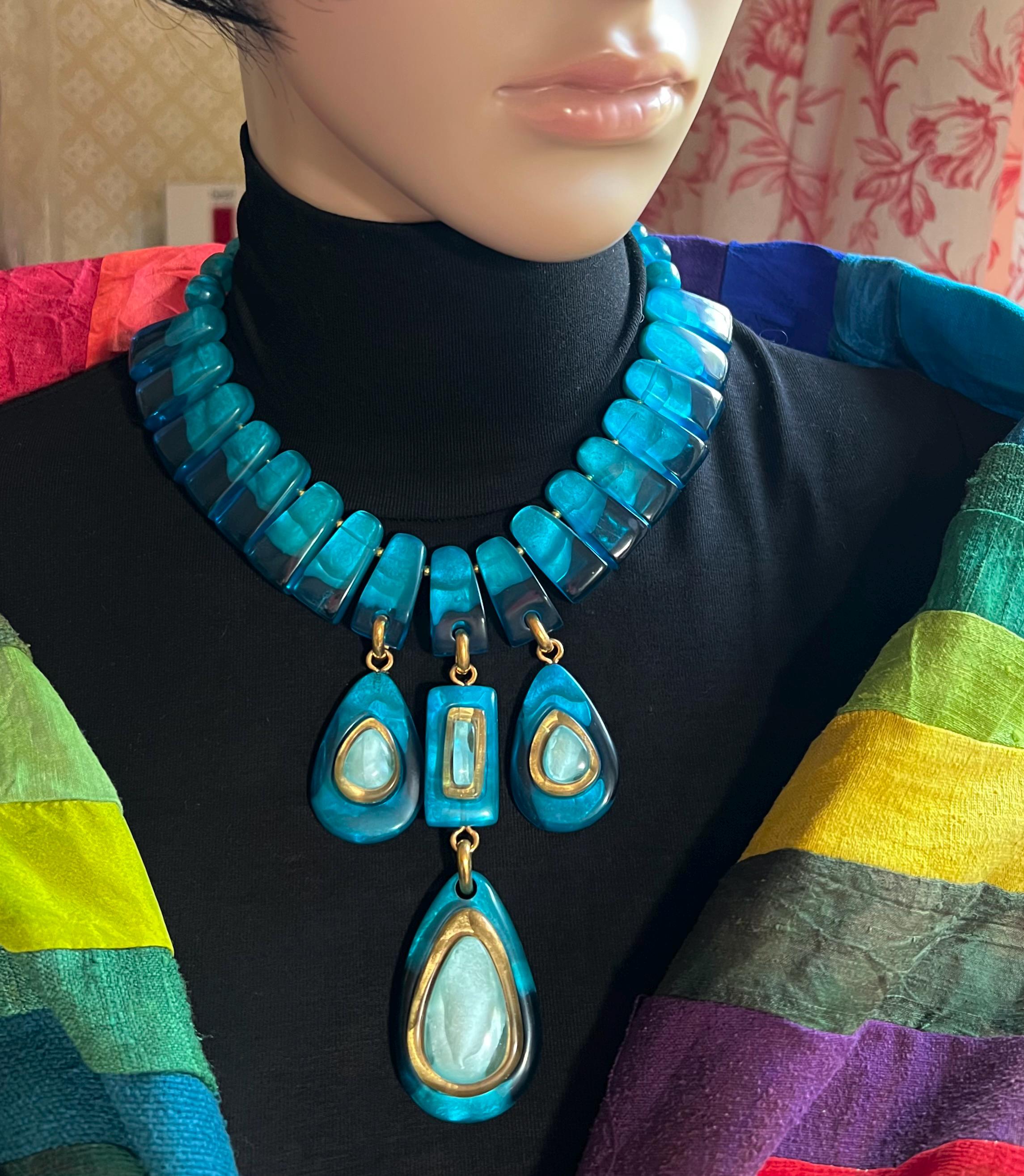 dominique denaive ネックレス DOMINIQUE DENAIVE Paris French Haute Couture Handmade