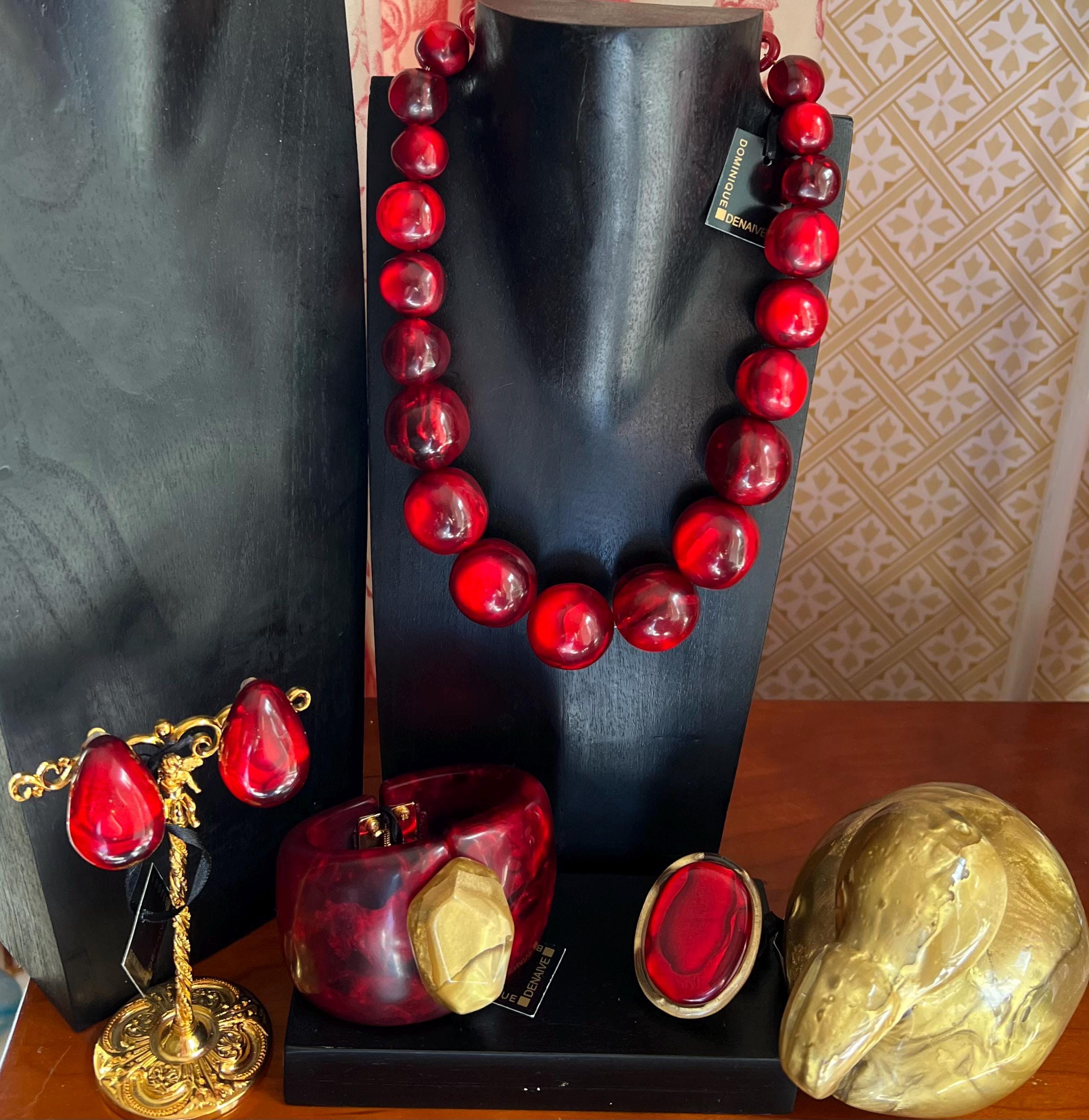 Dominique Denaive ドミニクドゥネーブ　ネックレス DOMINIQUE DENAIVE Paris French Haute Couture Handcrafted