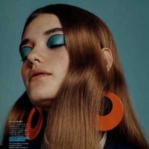 MARION GODART Paris Bracelet Élastiqué Barres Multi Earth Colors Resin Rods Elastic Cuff Bracelet French Designer Jewelry image 6