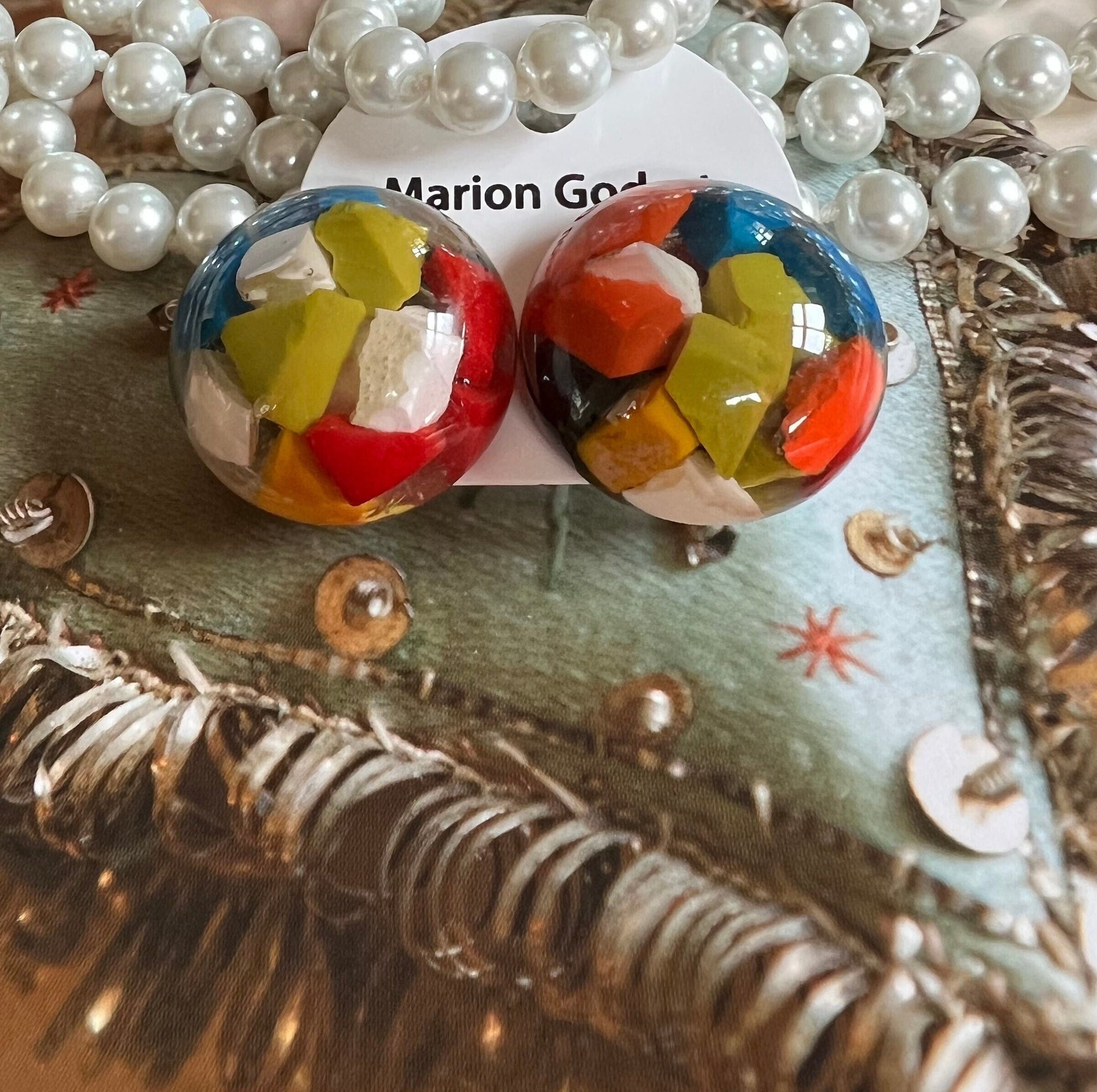 SCHIAPARELLI ピアス&ブローチセット