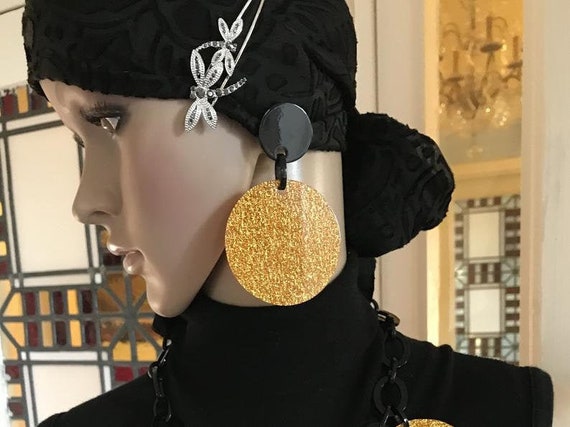 MARION GODART Paris Boucles D'Oreilles Disques D'… - image 2