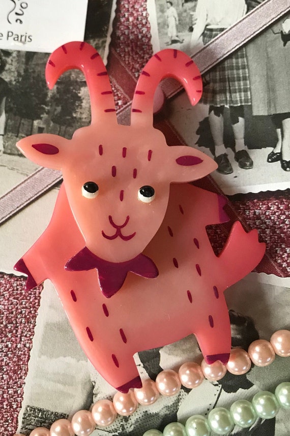 Goat brooch sale