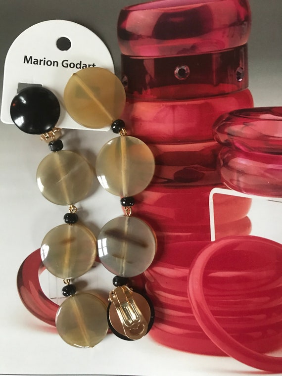 MARION GODART Paris Boucles D'Oreilles Ballant Co… - image 7