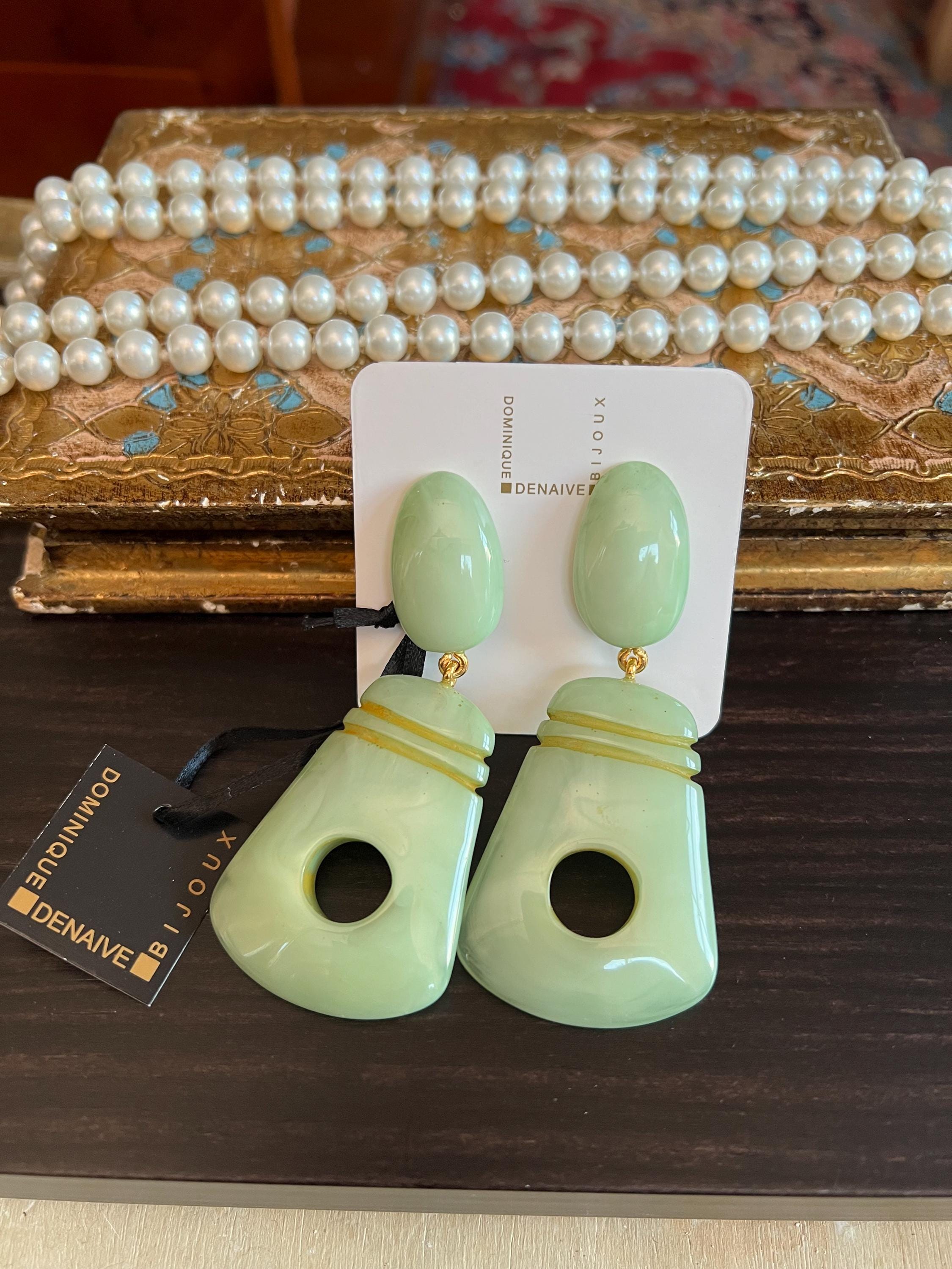 DOMINIQUE DENAIVE パリ シルクロード 中国風 ハンドメイド 翡翠 