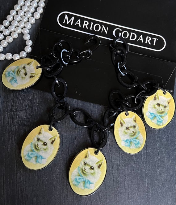 MARION GODART Paris Boucles D'Oreilles Chat Nœud … - image 7