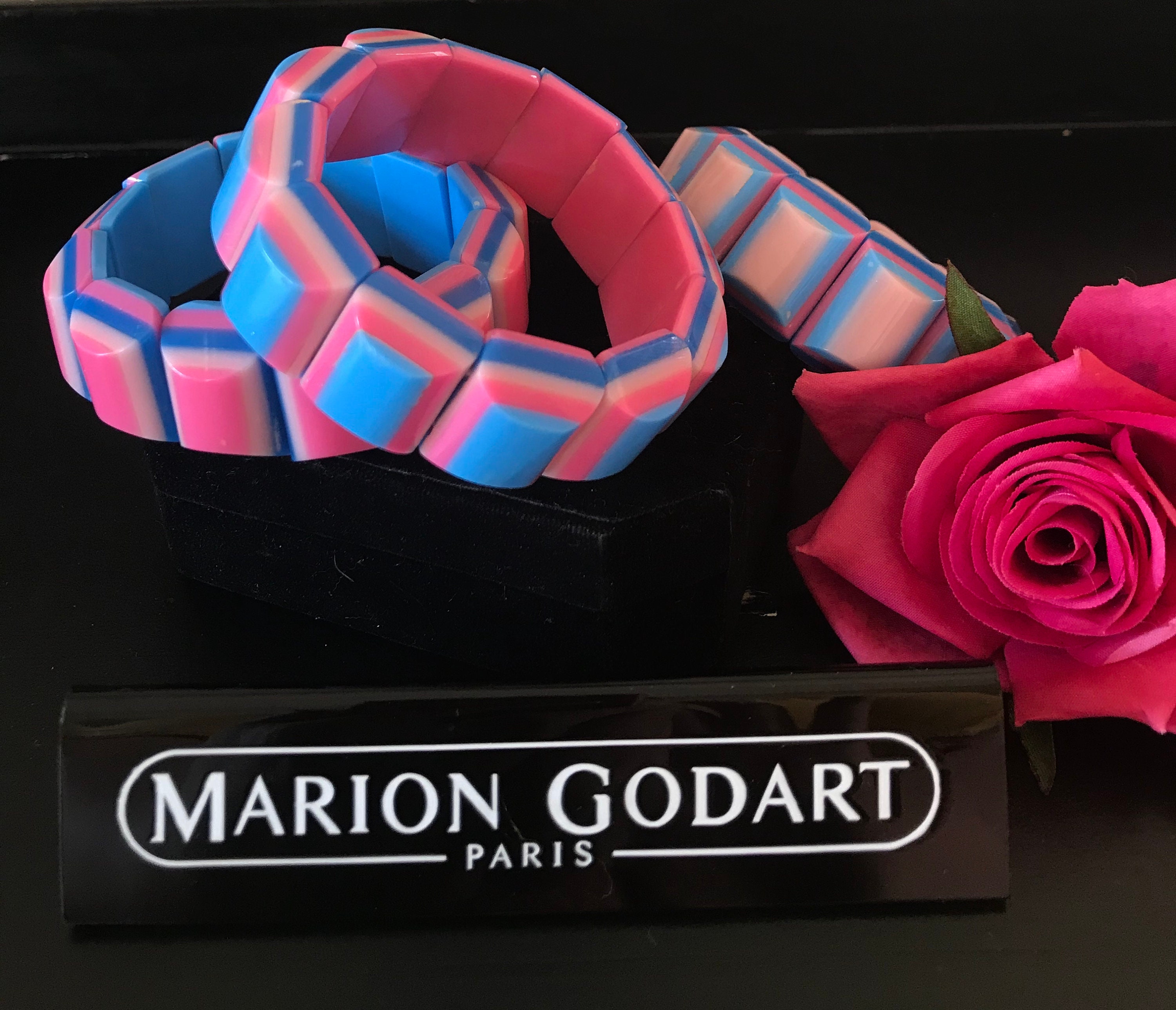 Marion Godart HORN Bracelet Paris Designer Stretch Large 