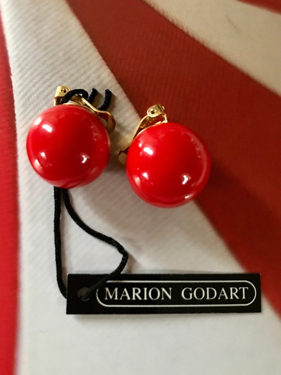 MARION GODART Paris Puces D'Oreilles Marbre Rouge… - image 1