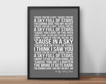 Sky Full Of Stars Etsy