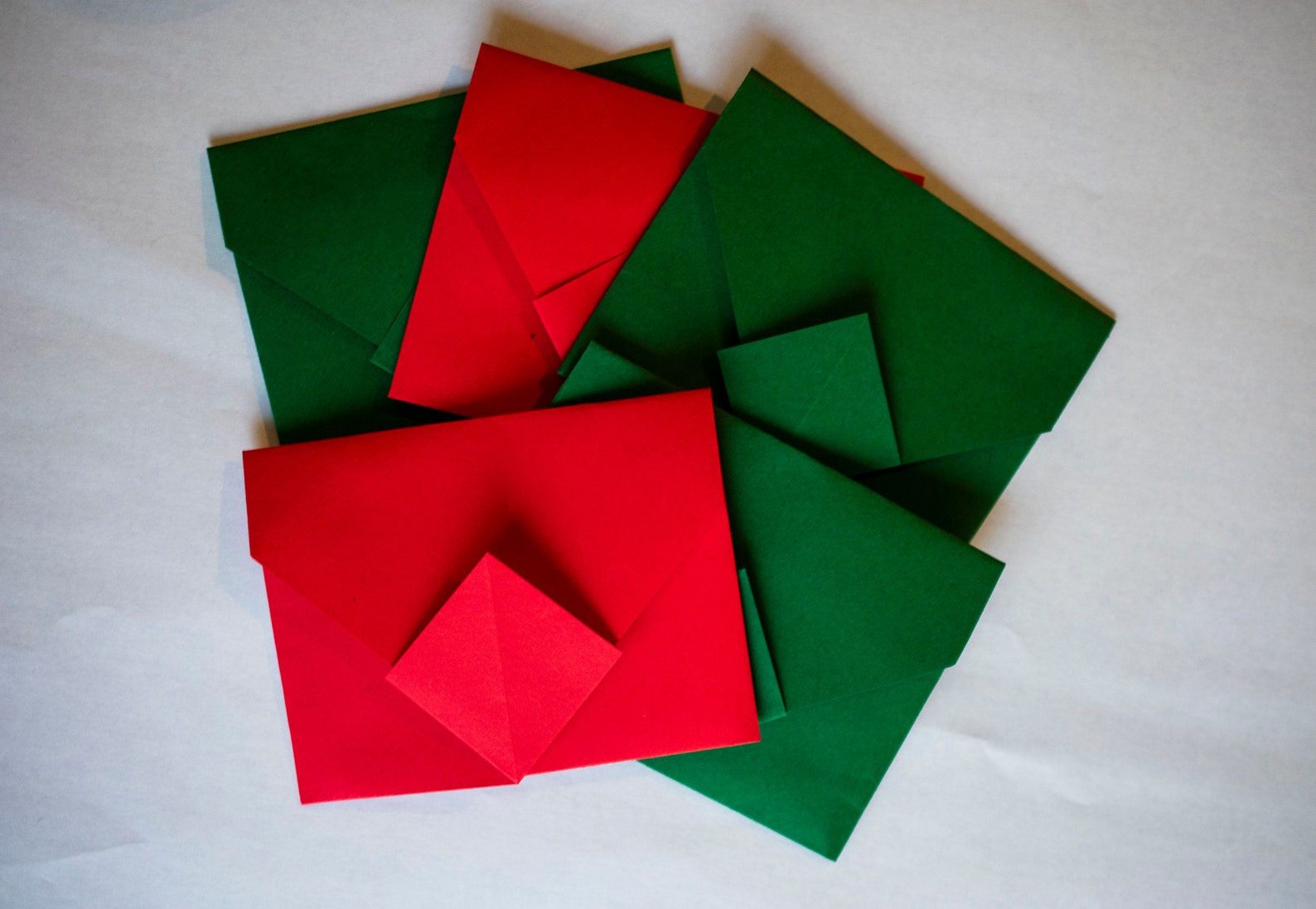Holiday Origami Gift Card Envelope Set of Five Etsy