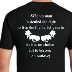 gamefowl outlaw t shirt , Gamefowl Tshirt , Gallo , Cockfighting Tshirt , Cockfighting , Gaff