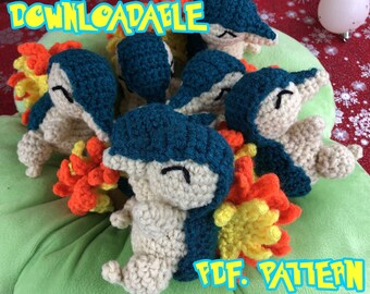 Pocket Cyndaquil *CROCHET PDF PATTERN*