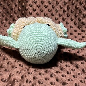 Handmade Crochet Mandalorian Inspired Plush - 6in image 8