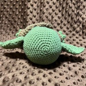 Handmade Crochet Mandalorian Inspired Plush - 6in image 4