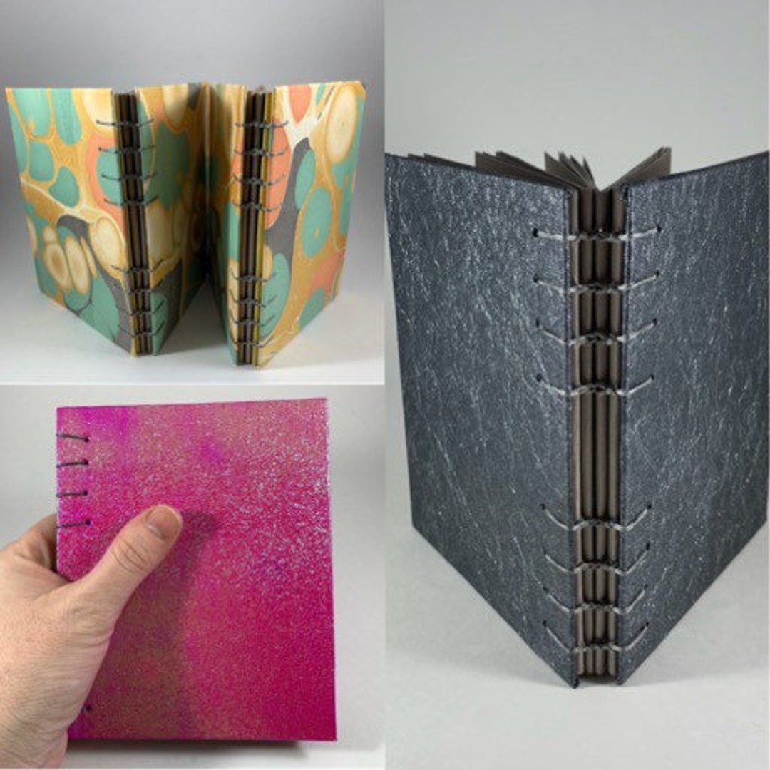 Unlined Handmade Blank Books Notebooks Journals Coptic Etsy