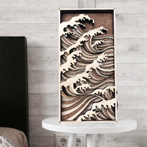 MIAGILASER Wood Mandala, Ocean Wave Mandala, Mandala, Multi-layered Wall Decor, Multi-layered Wall Art, Home Decor, Gift, Wall Decor, - Etsy