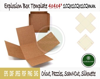 Download Exploding Box Svg Etsy