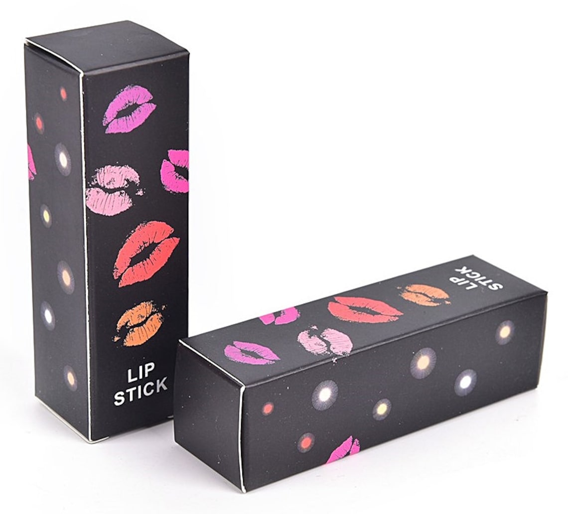 Assortment Lipstick Box Template 10 Size Lip Gloss Balm Etsy