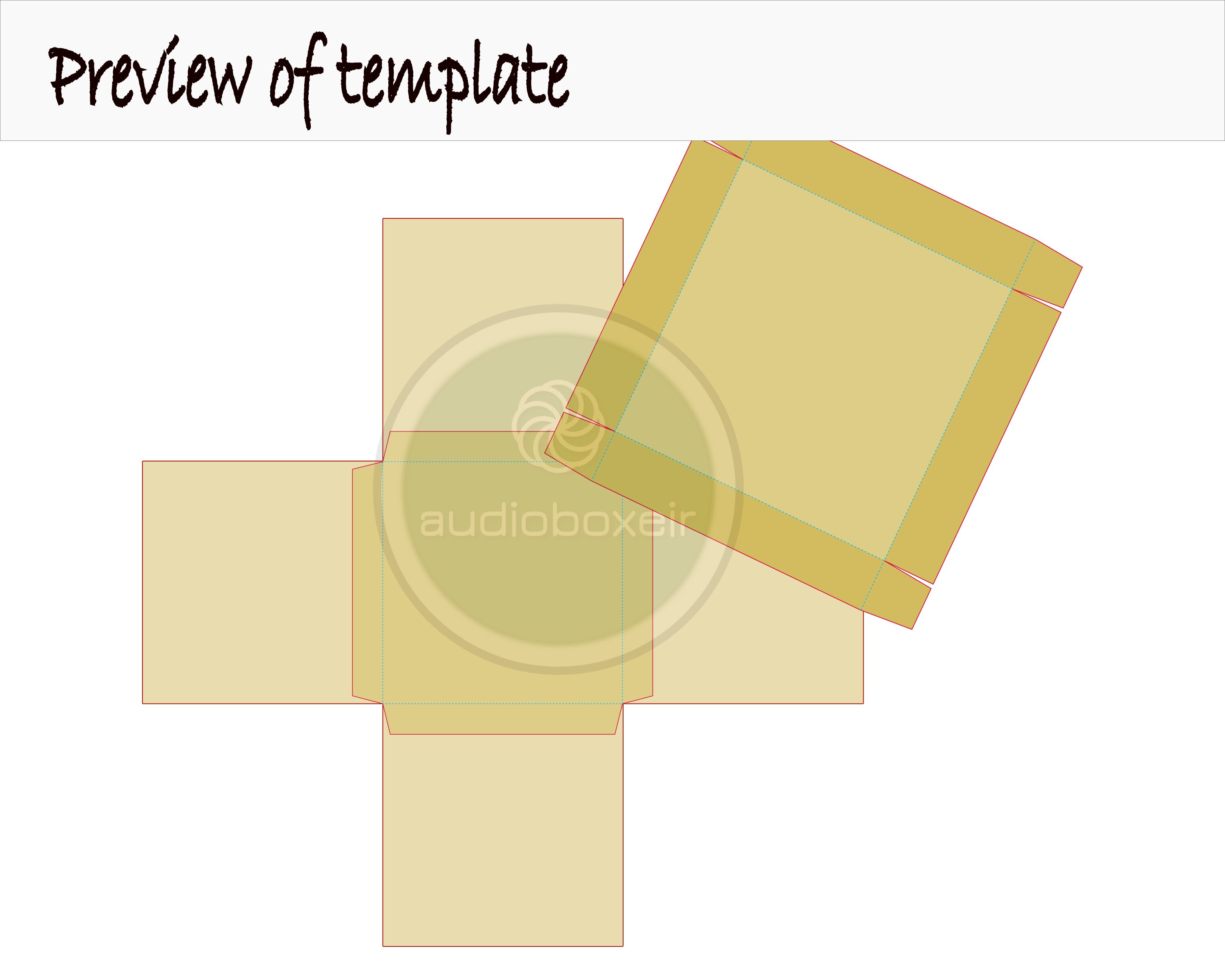 Explosion Box In A Box Template 7 Sizes Exploding PDF SVG DXF Etsy