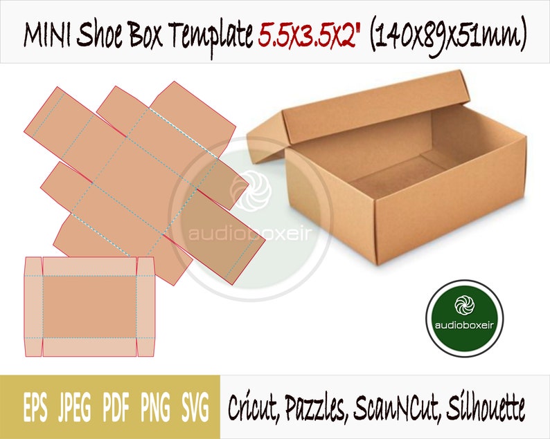 mini-shoe-box-template-5-5x3-5x2inch-140x89x51mm-favor-gift-etsy