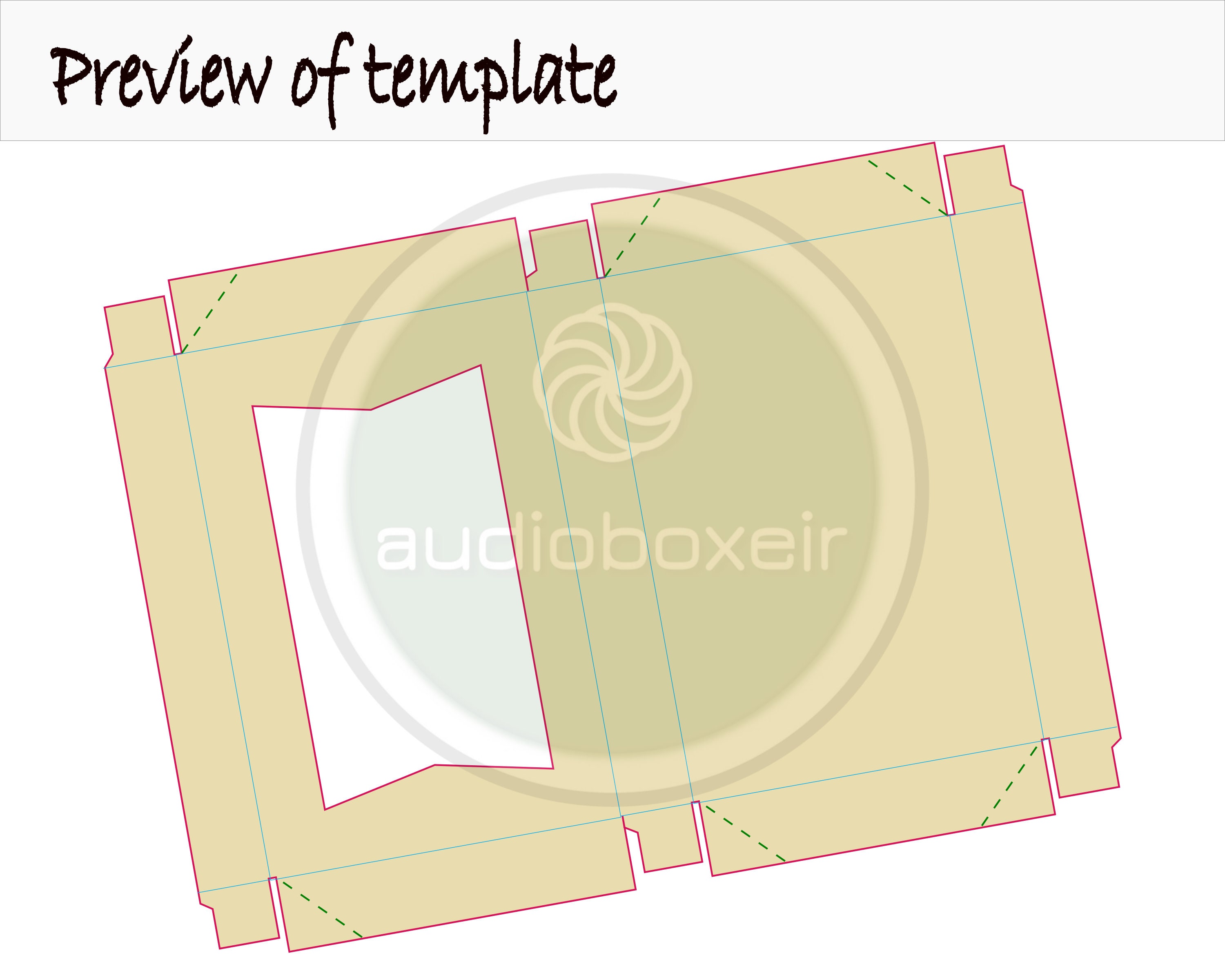 Pie Box Template 9x6x1.25 PDF SVG DXF Eps Jpg Png Diecut Etsy Australia