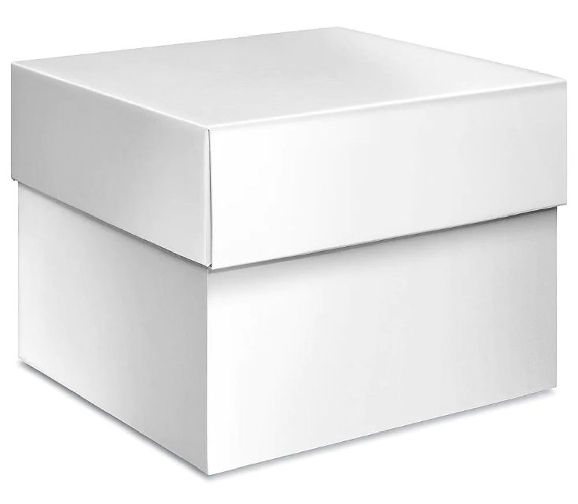 Box With Lid Template 8x8x6203x203x152mm Favor Gift Box Etsy