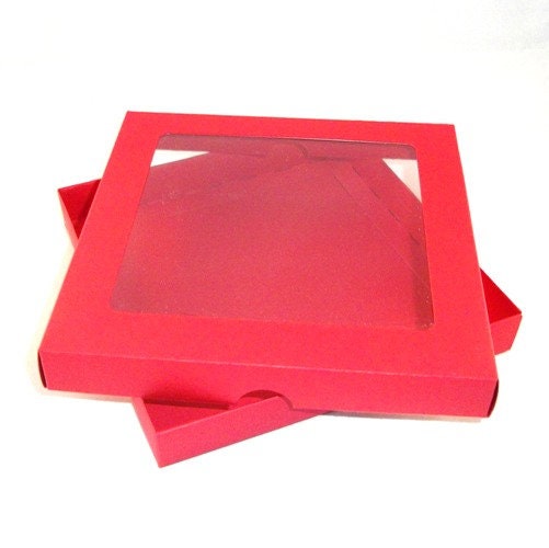 Greeting Card Box Template 6x6x0.787 Full Window Wedding Etsy