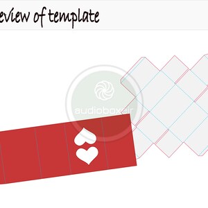 3 macaron box heart template 375x25x2 pdf svg dxf eps etsy